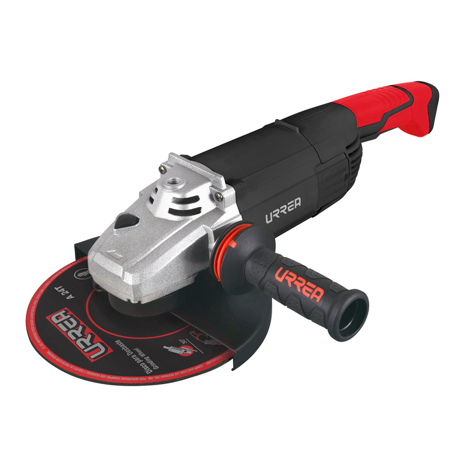 Esmeriladora angular 9" 2400 W 120 V, 6000 RPM Urrea EA1009A