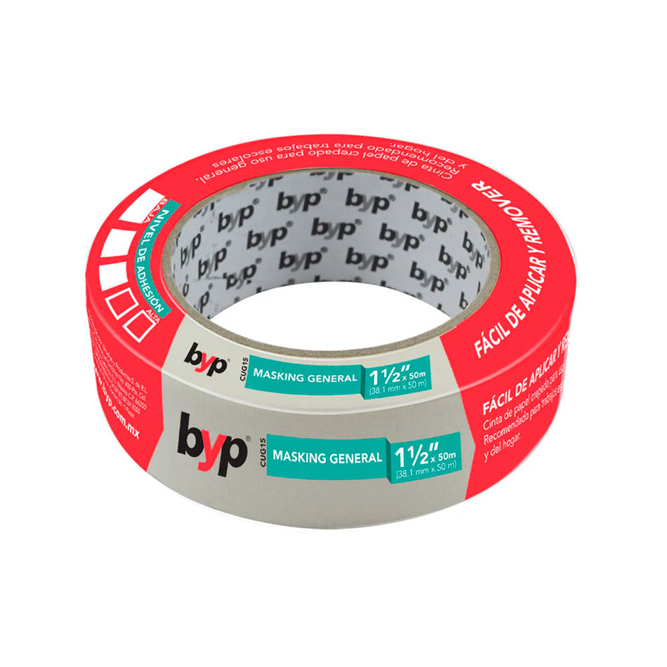 CINTA USO GENERAL 1-1/2" X 50 M., BYP