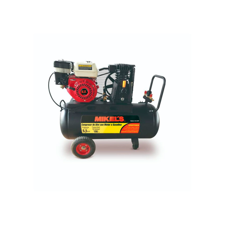 Compresor de aire 6.5 HP Motor a Gasolin MIKELS CG-6.5HP
