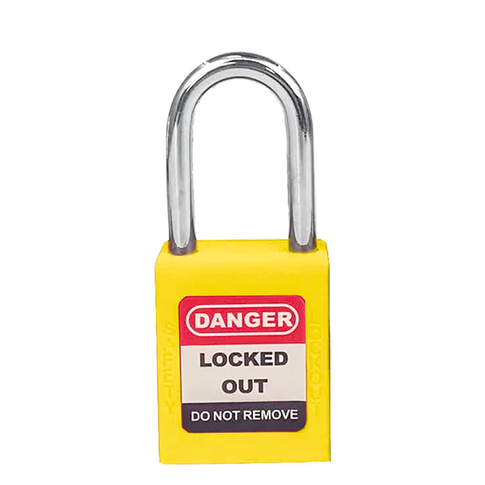CANDADO DE BLOQUEO AMARILLO 38MM (CAJA C