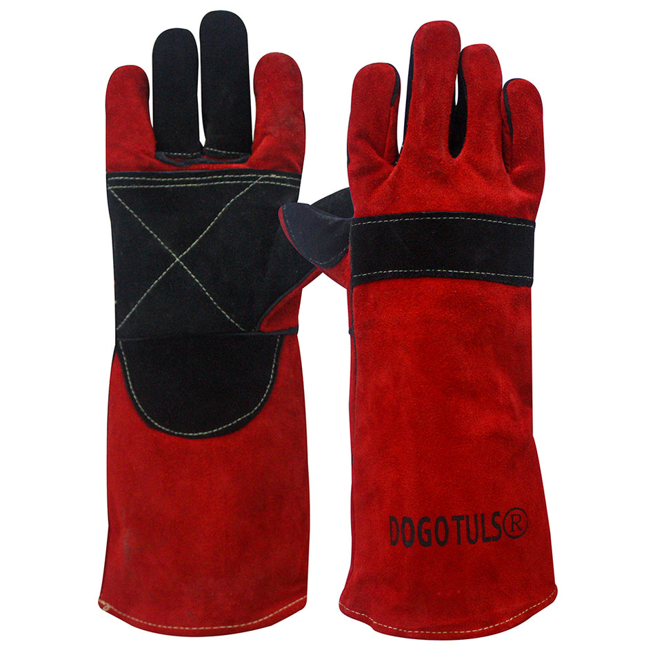 GUANTE SOLDADOR CEJILLA REFUERZO ROJO DOGOTULS HW3032