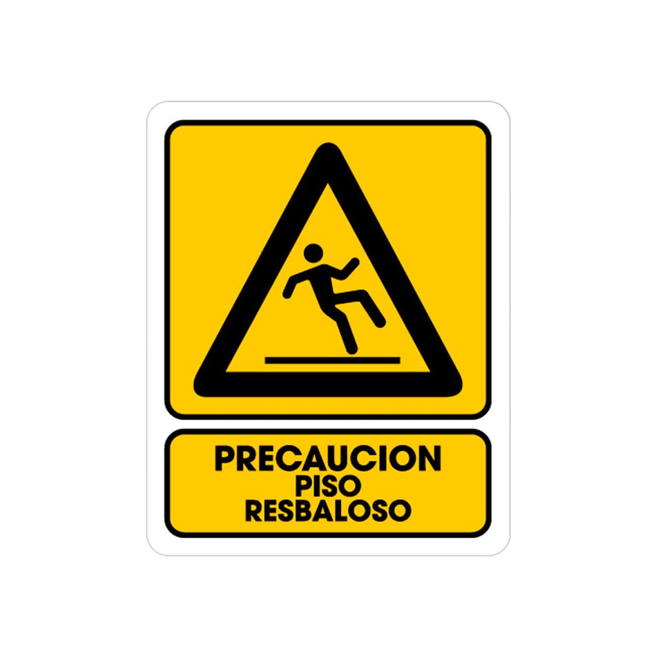 SEÑALAMIENTO PISO RESBALOSO 25 X 35CM, W