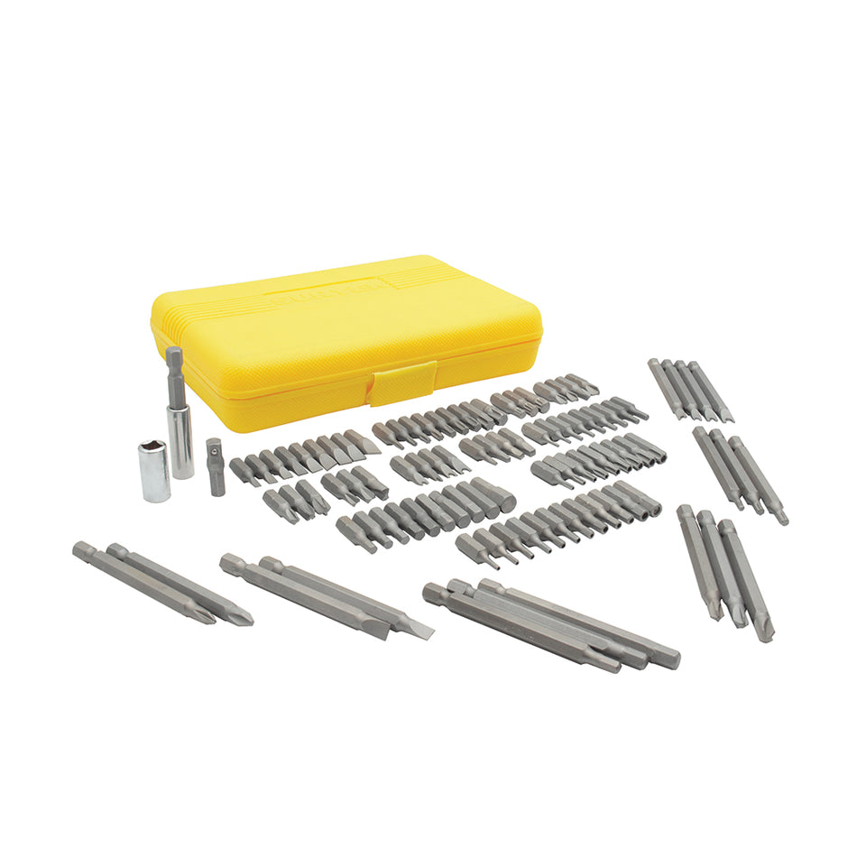 Juego combinado de puntas hexágono de 1/4", 99 piezas en caja plástica Surtek PFC99