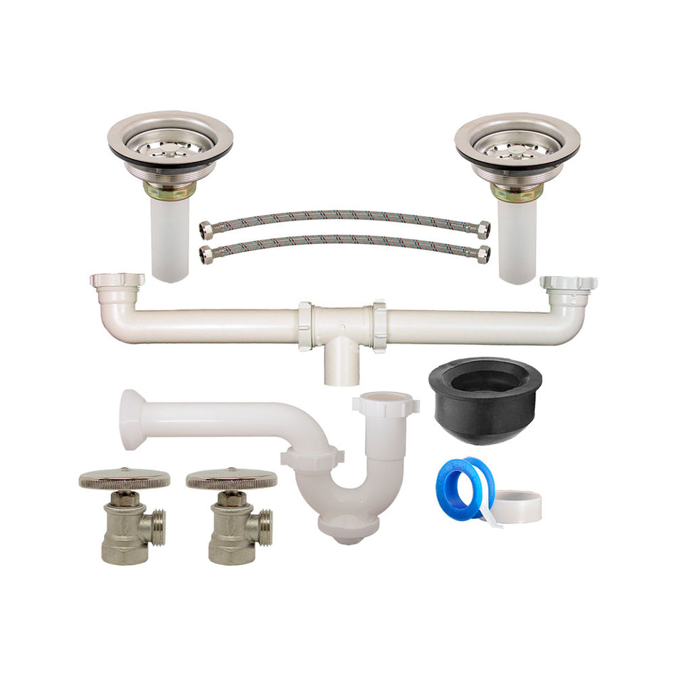KIT P/INSTALAR MEZCLADORA FREGADERO, RUG