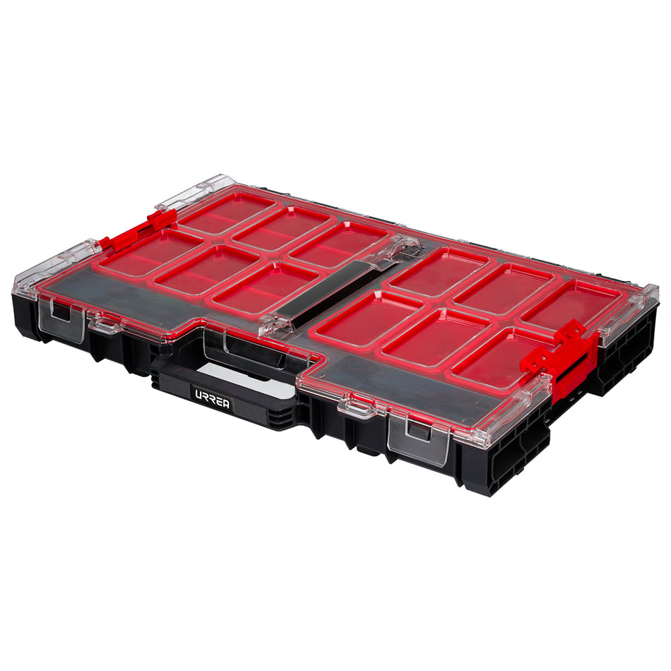 Caja organizadora plástica modular 21" x 14" x 3" Urrea CPOR21