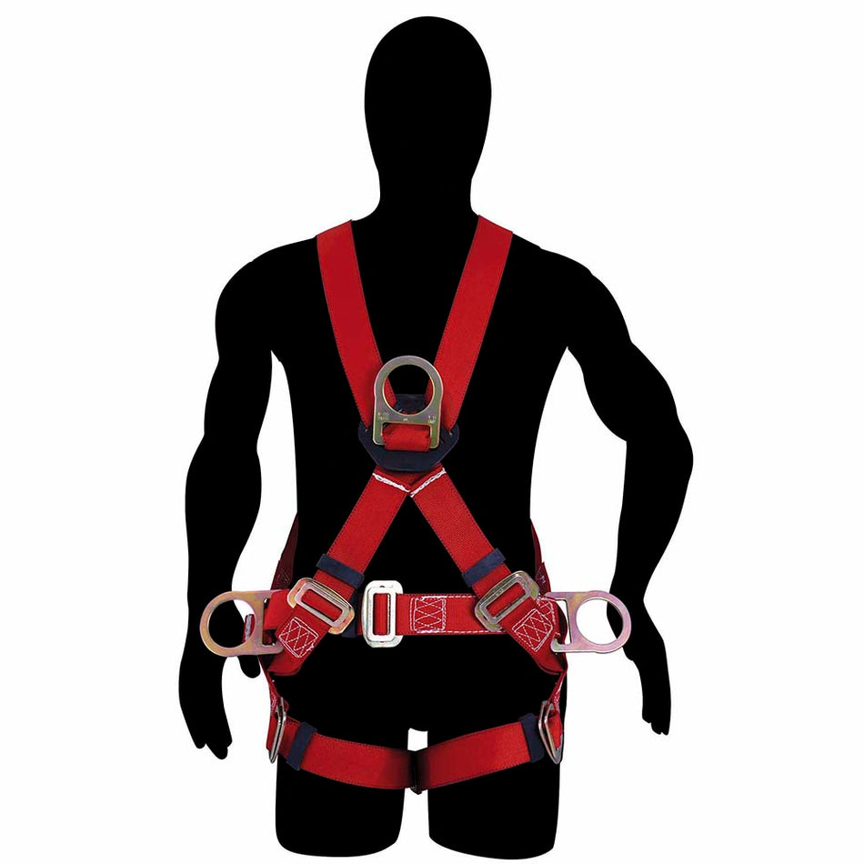 Arnés de seguridad de suspensión con cinturón, talla 40-44 Urrea USA7B