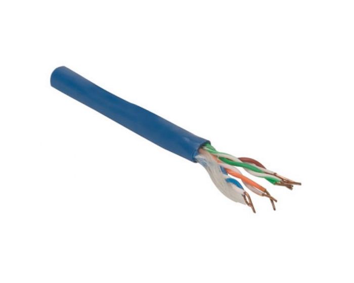 CABLE UTP CAT5 E, COLOR AZUL
