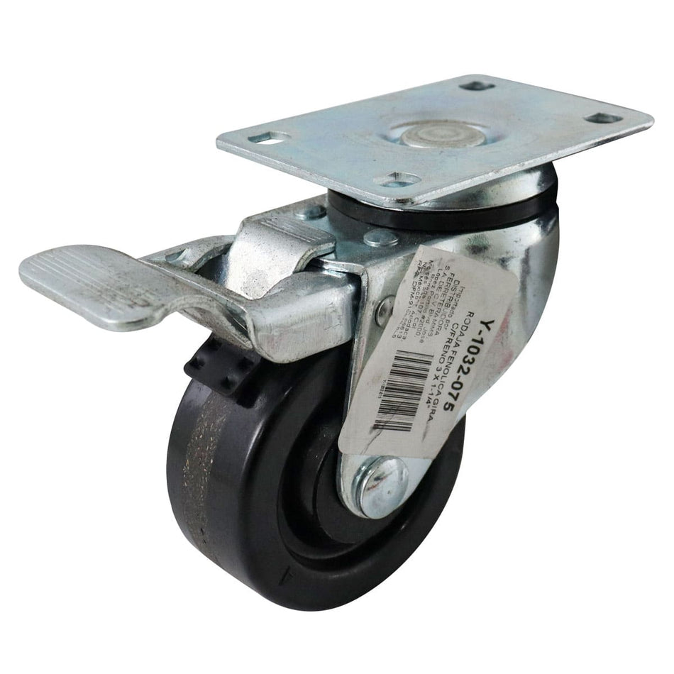 RODAJA FENOLICA GIRA. C/FRENO 3X1-1/4",