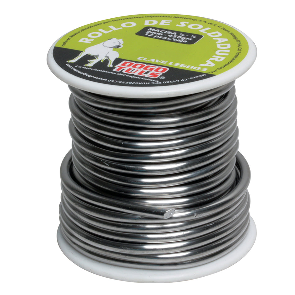 SOLDADURA 1/2 1/2 ROLLO 3MM 450GR DOGOTULS LZ6003