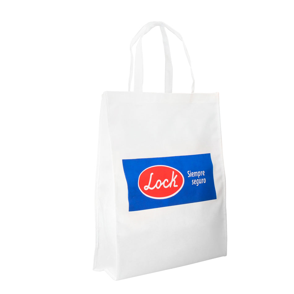 Paquete de bolsas ecológicas reutilizables 40 x 50 x 14 cm, 50 piezas Lock BE40L