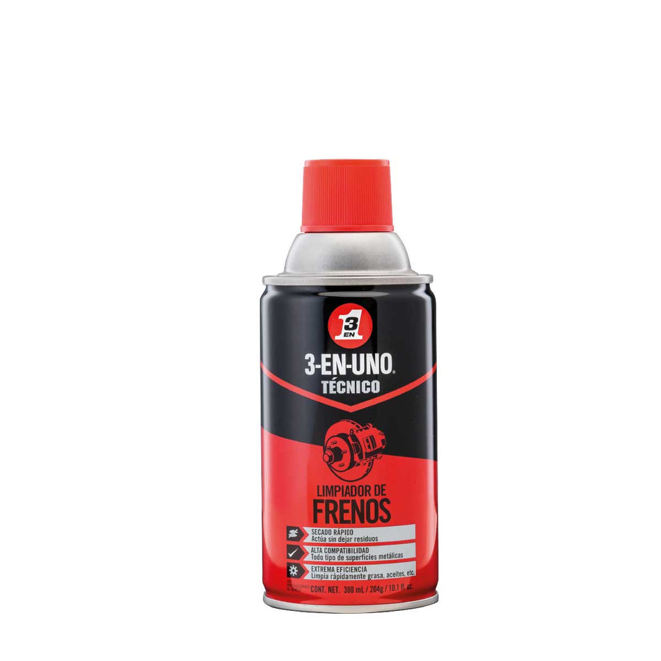 3-EN-UNO TÉCNICO LIMPIADOR DE FRENOS 300