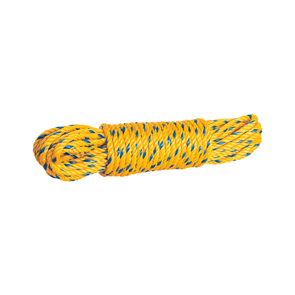 Madeja de cuerda amarilla de polipropile