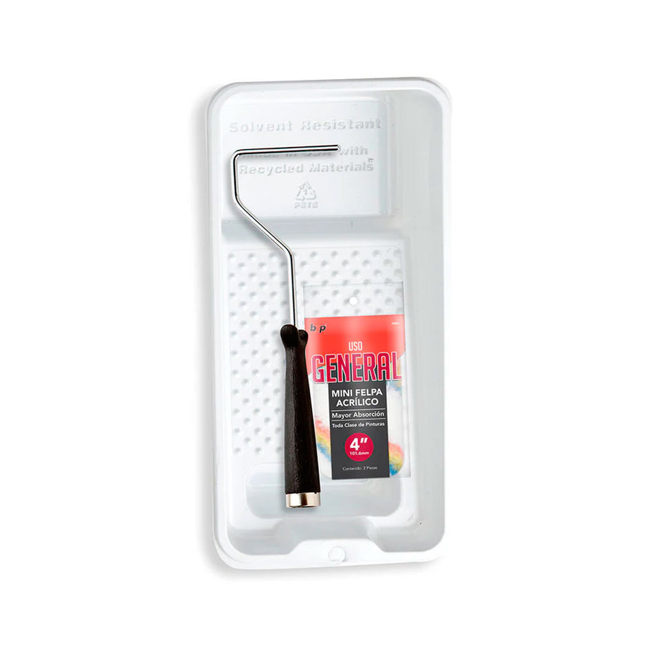 KIT MINI RODILLO 4" ACRÍLICO  (CPN04, MM