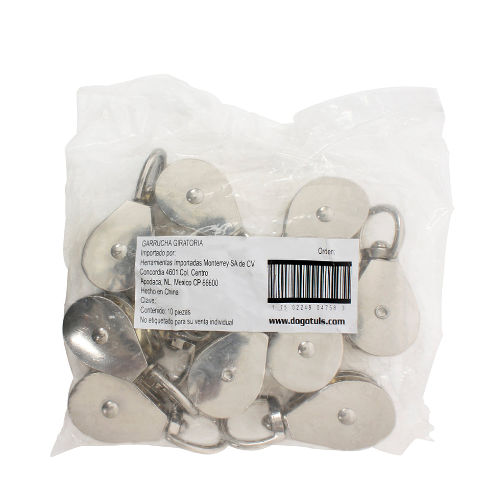 GARRUCHA GIRATORIA 1" 25mm DOBLE ZINC DOGOTULS JG5062