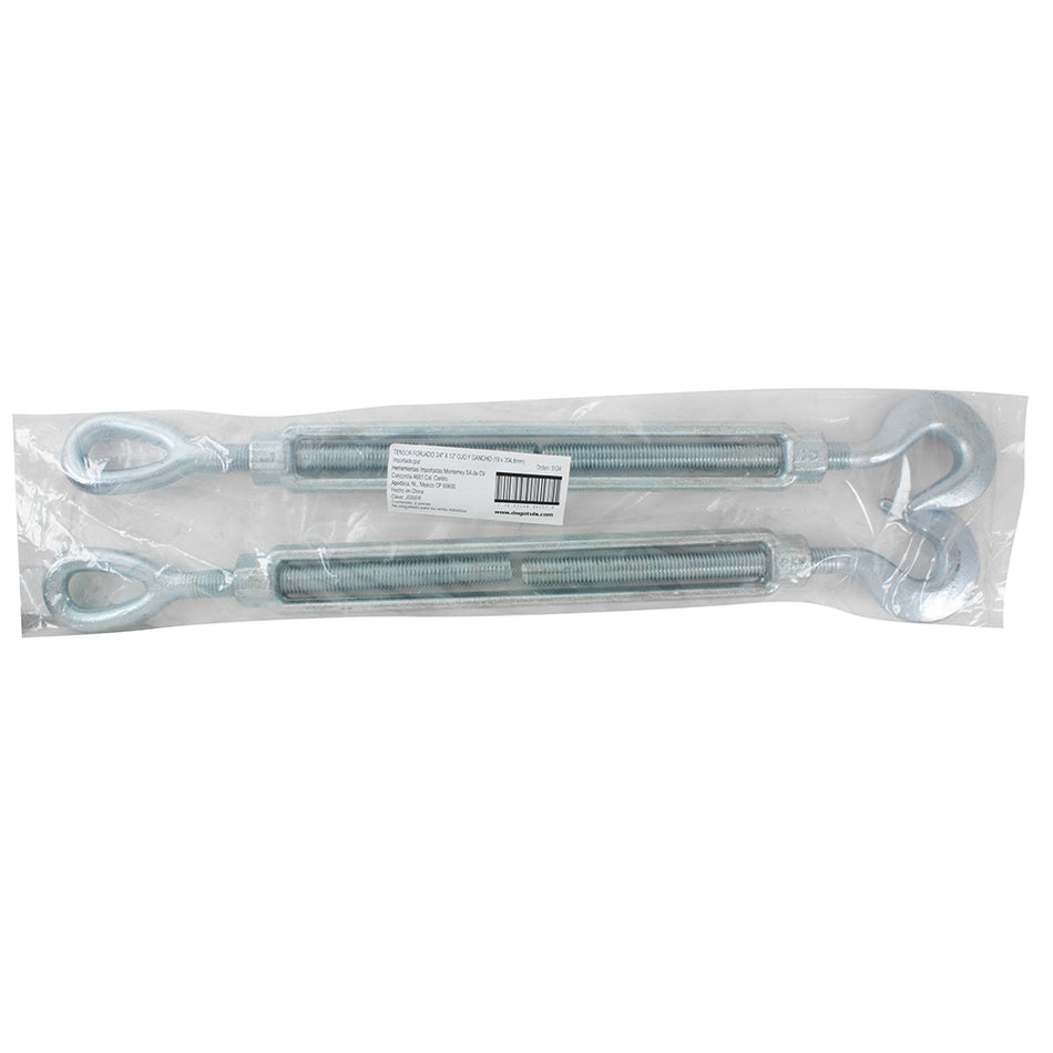 TENSOR FORJADO 3/4" X 12" OJO Y GANCHO DOGOTULS JG5008