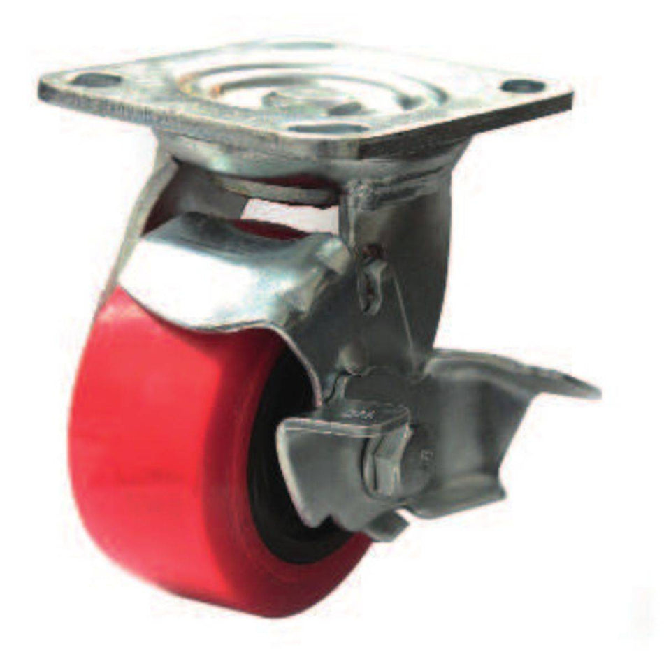 RODAJA PU C/PP GIRA. C/FRENO 8X2", WESTO