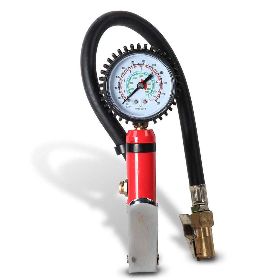 Inflallantas con manómetro (217 PSI), MI MIKELS INFM-220