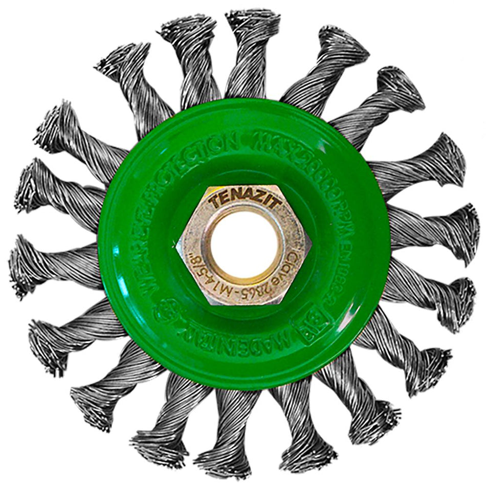 Cepillo circular trenzado de 100 x 0.50