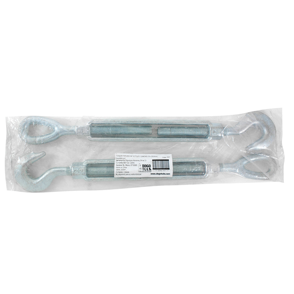 TENSOR FORJADO 3/4" X 9" OJO Y GANCHO DOGOTULS JG5041