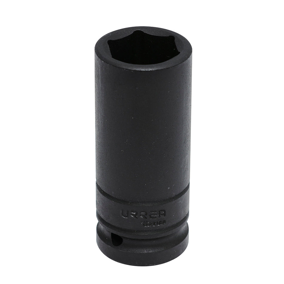 Dado de impacto largo pared delgada cuadro de 3/4", 6 puntas, en pulgadas, 1-1/8" Urrea 7518LD