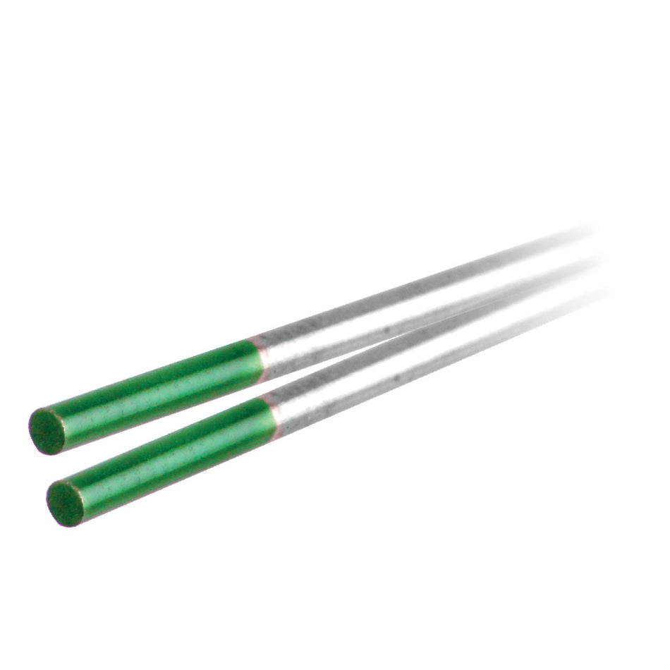 ELECTRODO DE TUNGSTENO VERDE PURO 1/8" X