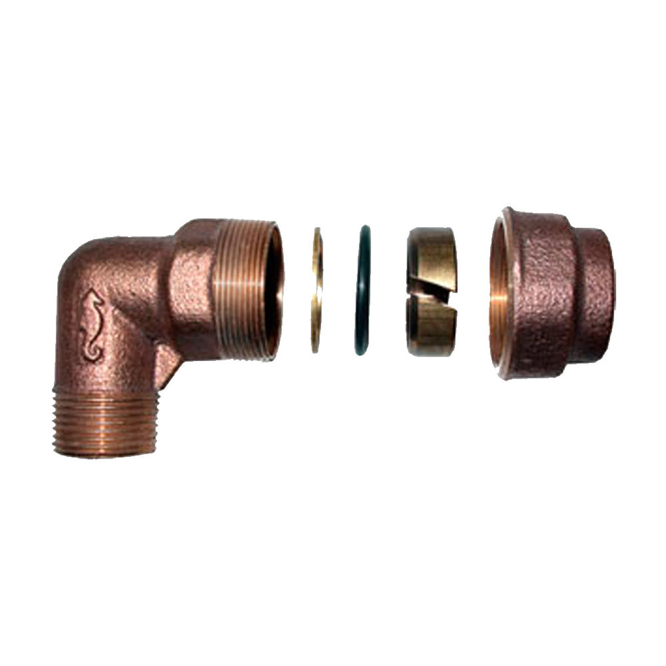 CODO UNION 3/4 POLIETILENO-MACHO, RUGO