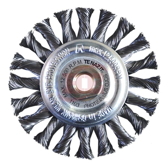 Cepillo circular trenzado de 115 x 0.50