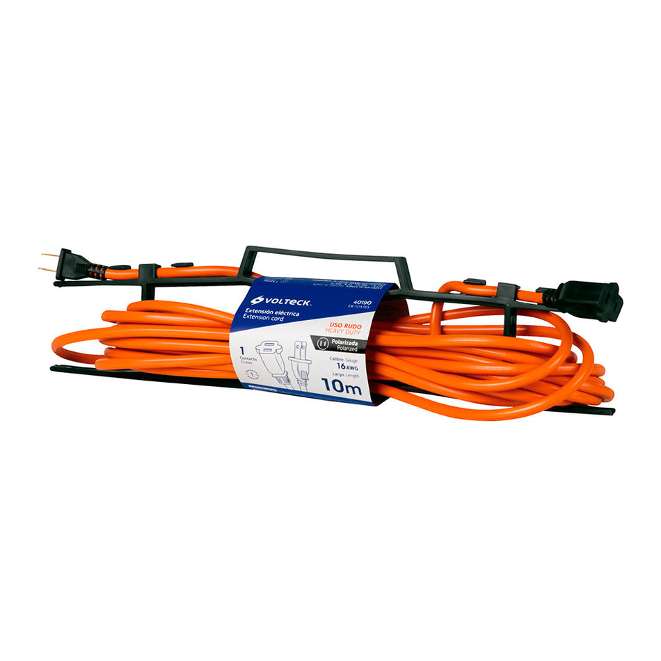 Extensión eléctrica uso rudo 10 m 2x16 A