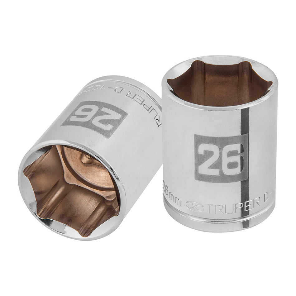 Dado de 26 mm, 6 puntas, cuadro 1/2', Tr