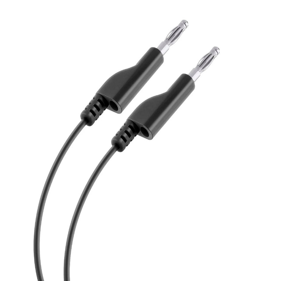 CABLE PLUG A PLUG TIPO BANANA, COLOR NEG