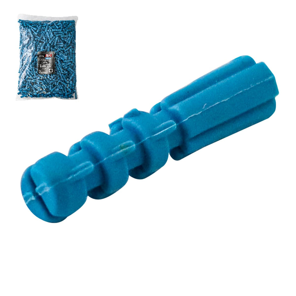 TAQUETE PLASTICO AZUL 3/16" X 22 MM (Pre