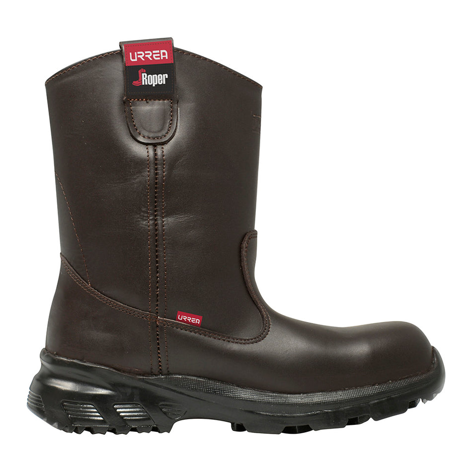 Botas de seguridad dieléctricas tipo roper con casquillo de acero #28.5 cm Urrea USZP85