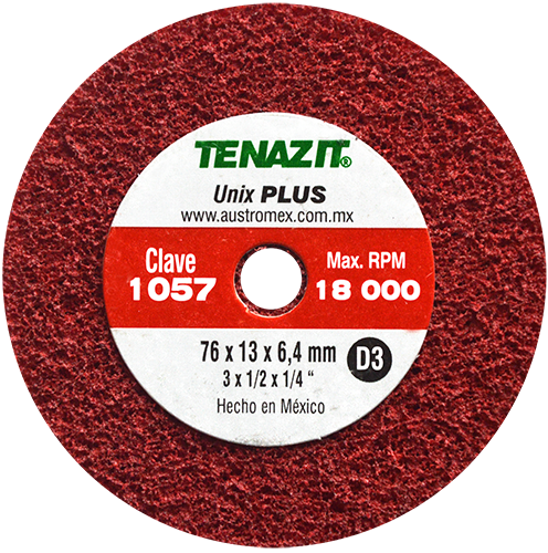 RUEDA UNIX PLUS TIPO-1 76x13.0x6.4 MM