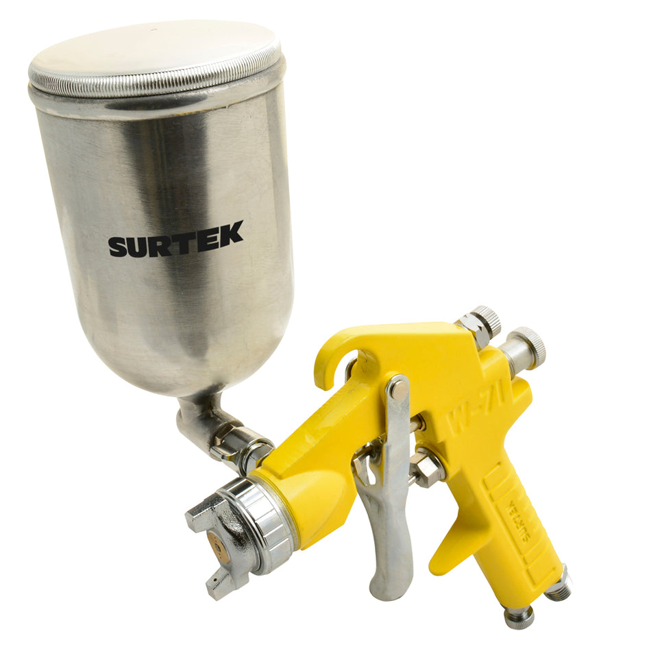 Pistola para pintar terminados baja presion, capacidad 400 ml, 72 PSI Surtek PPG3