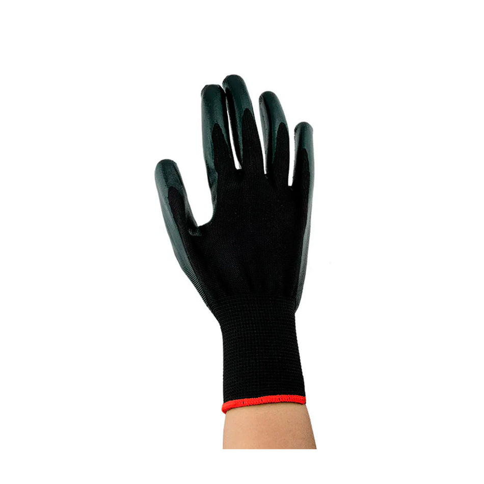 GUANTES NYLON NITRILO NEGROS G, BYP