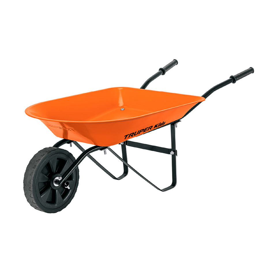 Carretilla para niños, concha metálica 5