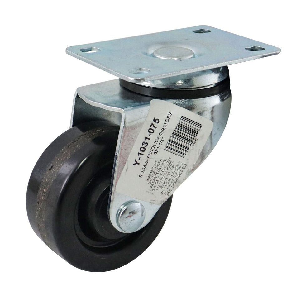 RODAJA FENOLICA GIRATORIA 3X1-1/4", WEST