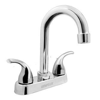 MEZCLADORA LAVABO 4" METALICA MANERAL