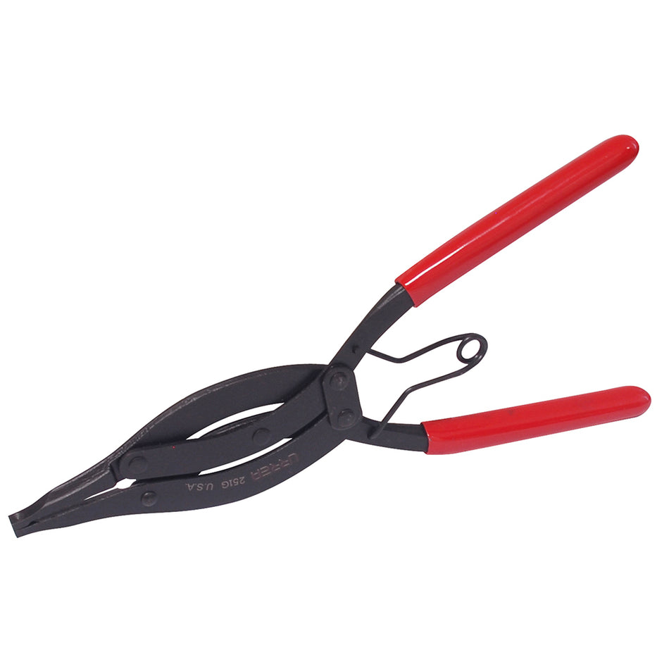 Pinza para anillos de retención con mango rubber grip quijadas paralelas 10" Urrea 251G