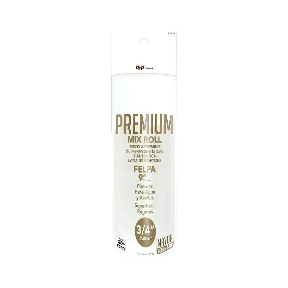 FELPA POLYLANA 9" MIX ROLL 3/4", BYP