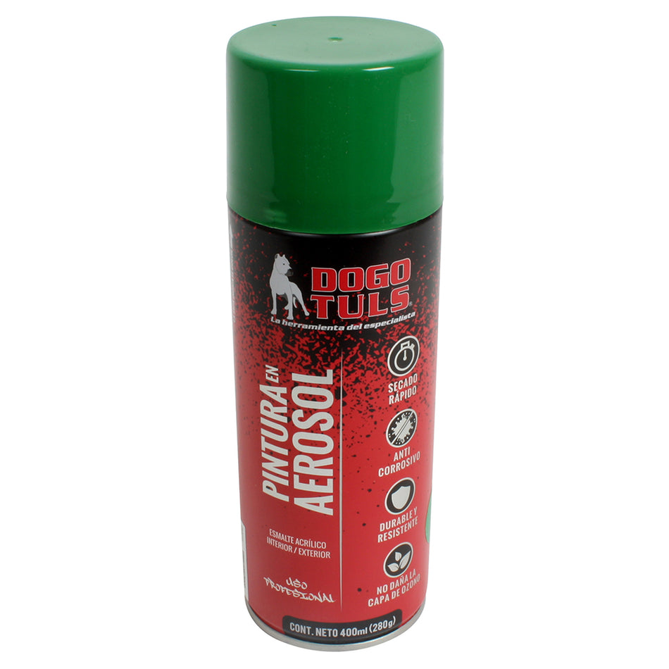 PINTURA AEROSOL BRILLANTE VERDE ECOLOGIC DOGOTULS PA4015
