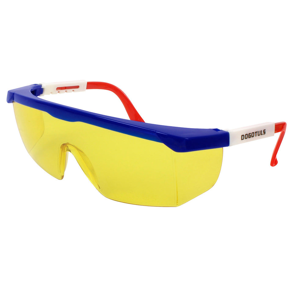 LENTE DE SEGURIDAD AMARILLO 3COLORES DOGOTULS HH3001