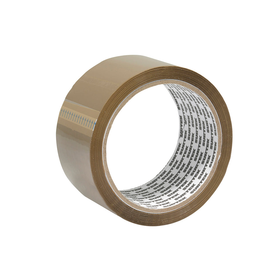 Cinta canela de acrílico para empacar 48mm x 150 m Surtek 138038