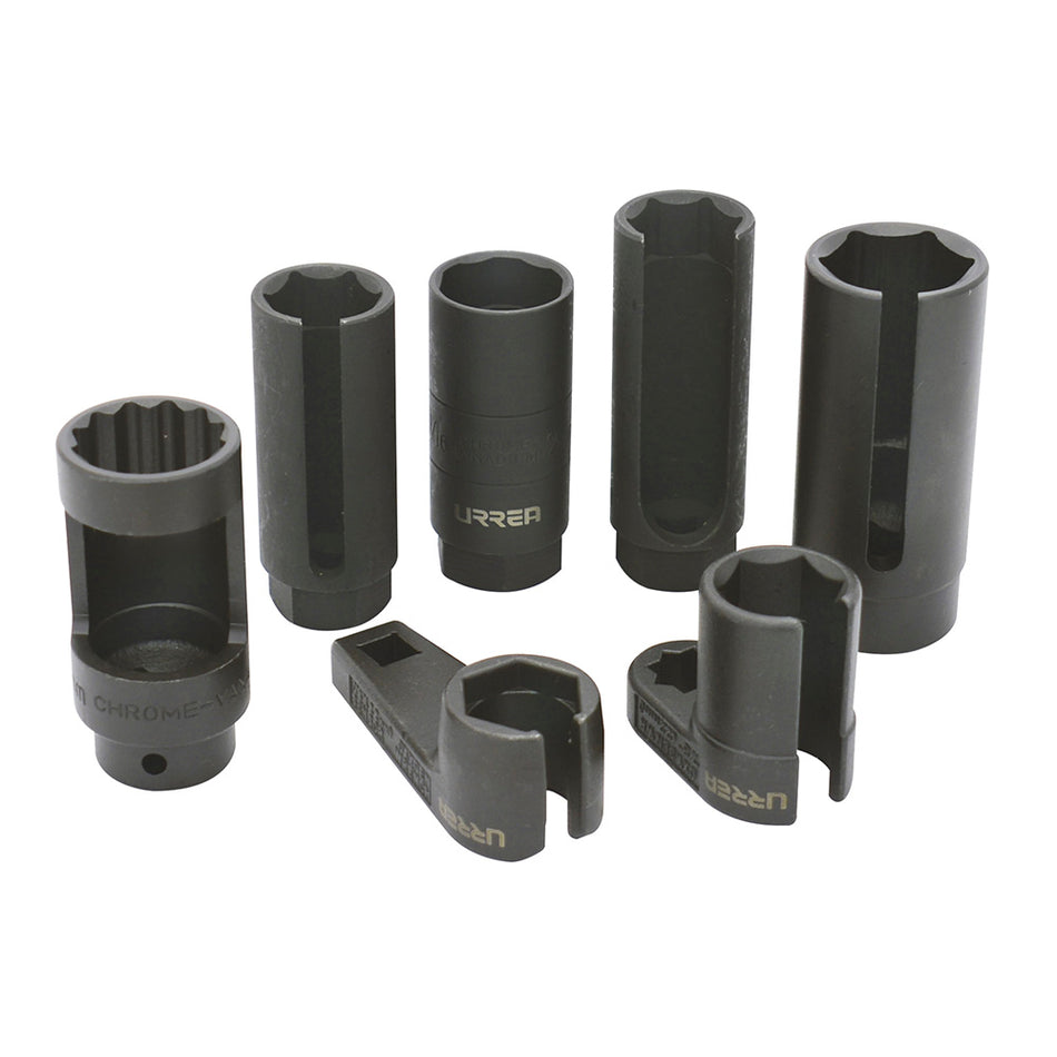 Juego de dados para sensores de oxígeno y aceite, 7 piezas Urrea 2330S