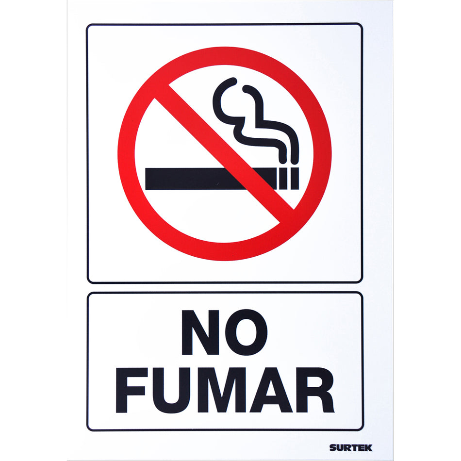 Señal "No fumar" Surtek SES39