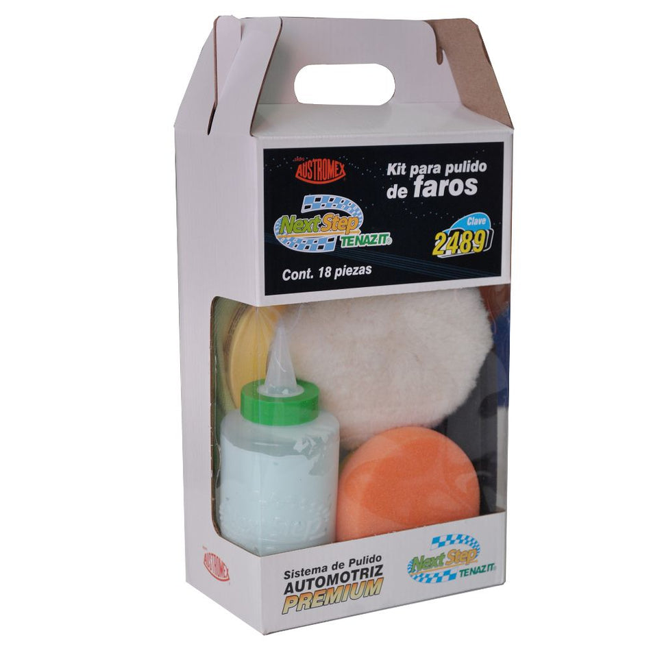 Kit de pulido de faros para limpieza y r