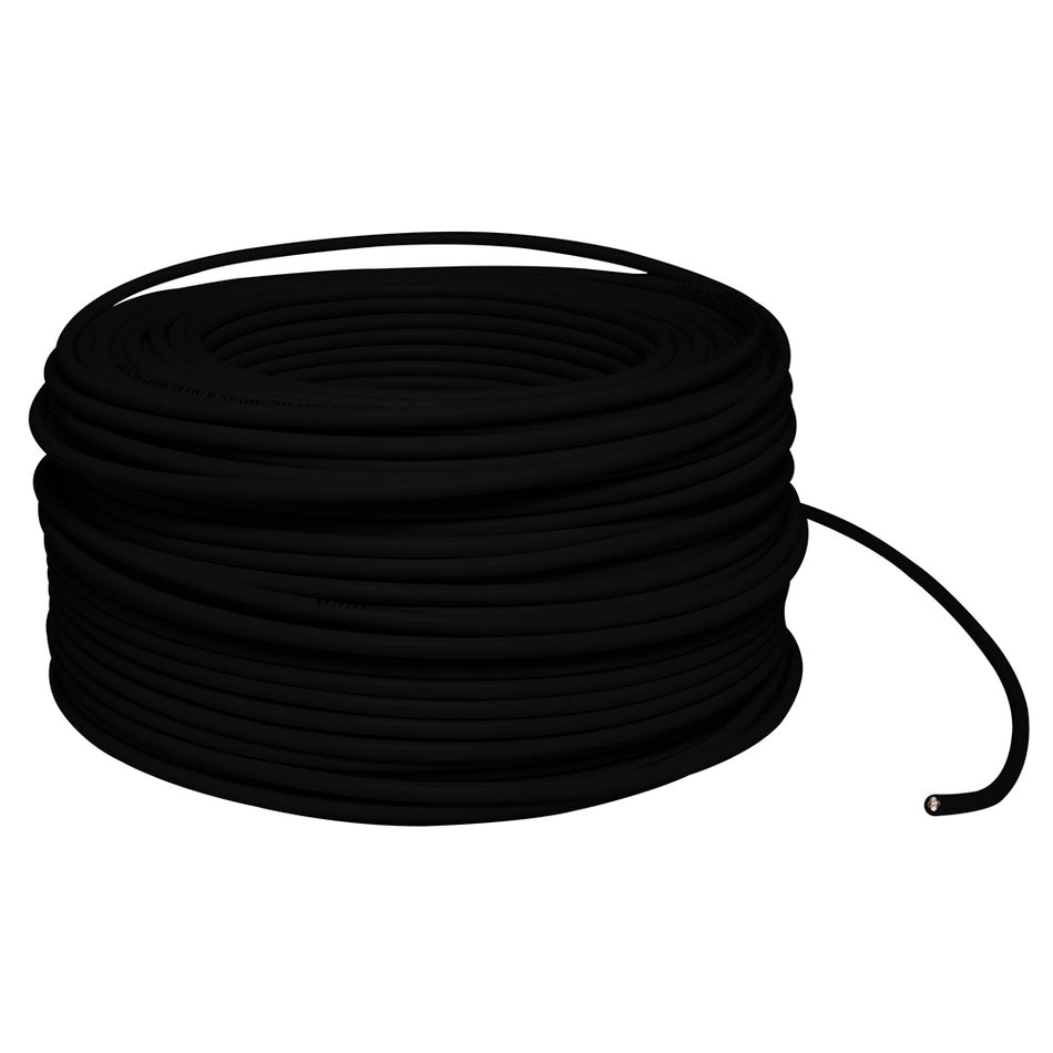 Cable eléctrico THW calibre 12, 100 m color negro Surtek 136948