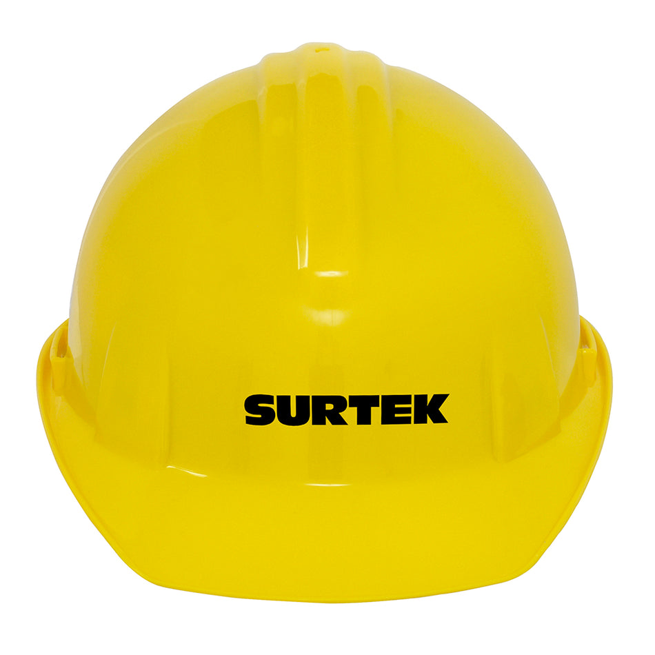 Casco de seguridad con ajuste de intervalos, color amarillo Surtek 137308