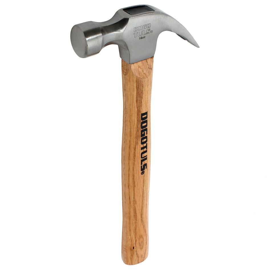 MARTILLO UÑA CURVA 16OZ MANGO MADERA DOGOTULS TB4001