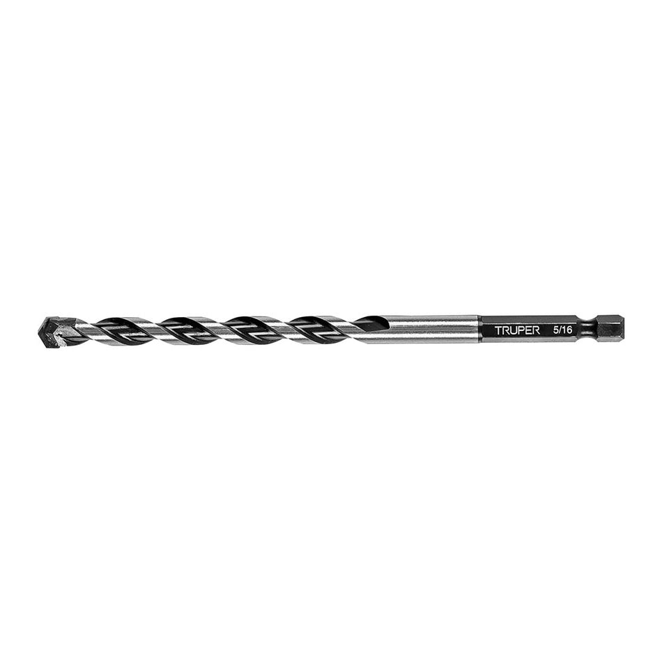 Broca multimaterial 5/16 x 6', Truper